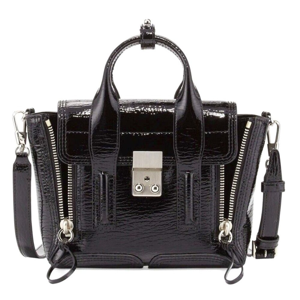 Brand New & Authentic 3.1 Phillip Lim Pashli Mini Patent Satchel Bag, Crossbody